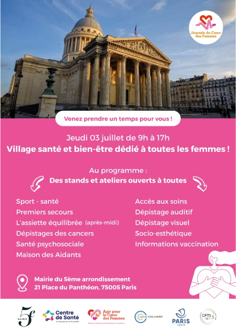 affiche journée coeur des femmes